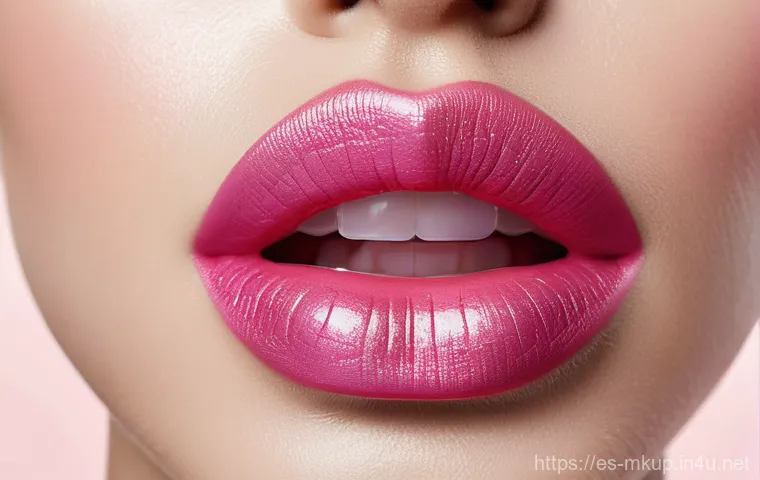 하이엔드 립스틱 브랜드 TOP 5 - **Prompt: "A stunning close-up of luscious, perfectly defined lips, showcasing a rich, deep cherry r...